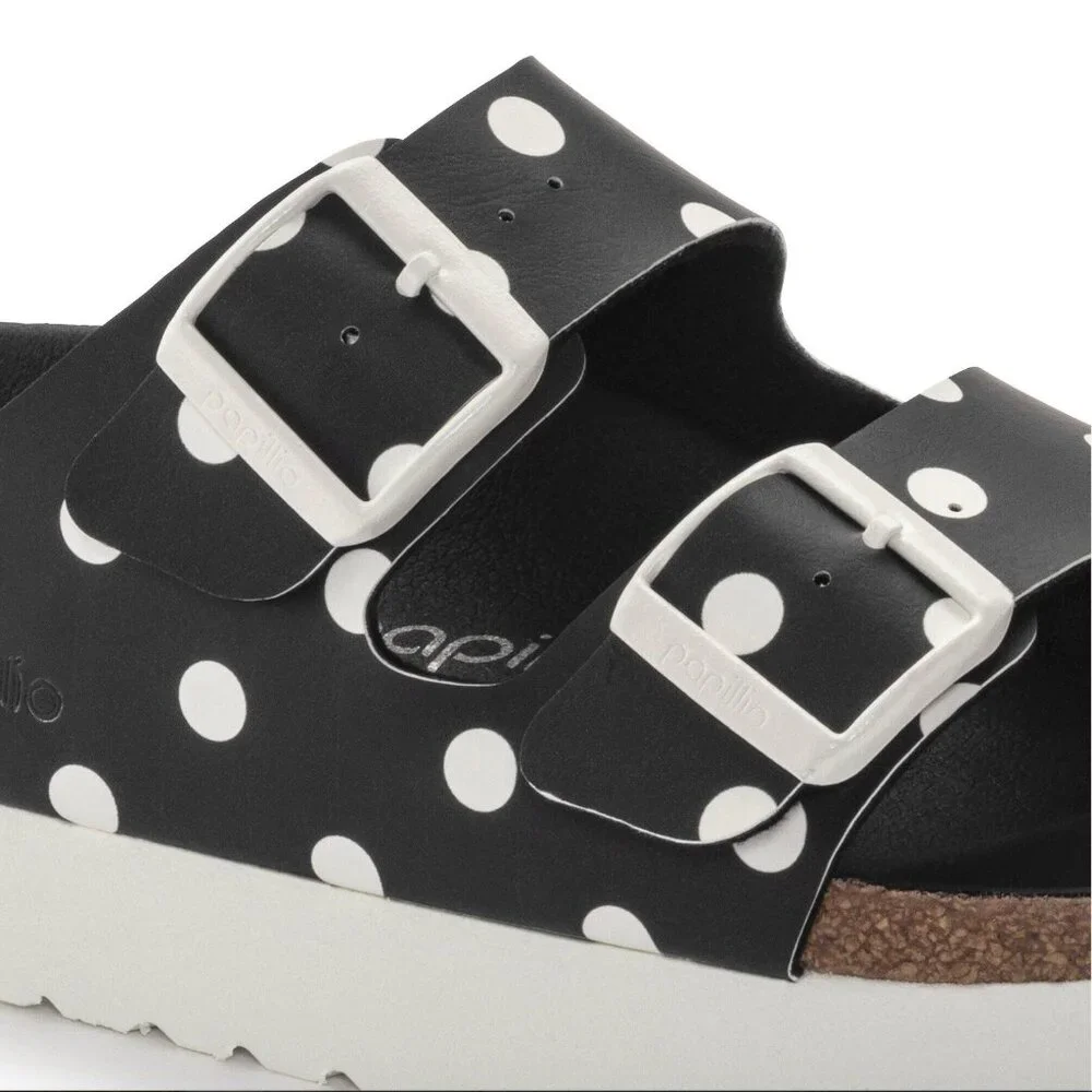 Birkenstock Papillio Arizona Platform Polka Dot Sandals EU 36 / US 5-5.5